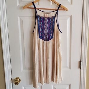 Flying Tomato dress ivory blue Size S